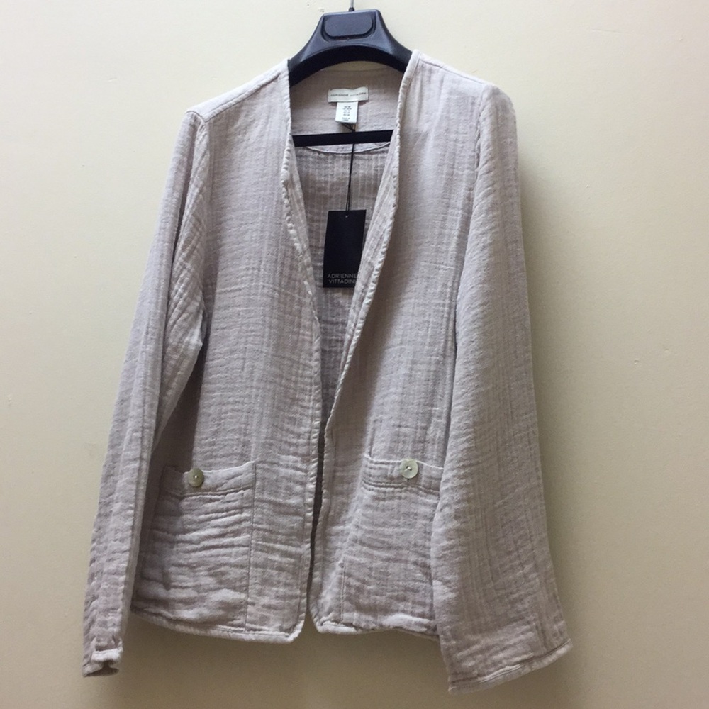 NWT 🆕 Adrienne Vittadini Casual Neutral Jacket